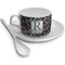 Gray Dots Tea Cup (Personalized)