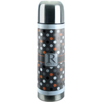 Gray Dots Stainless Steel Thermos (Personalized)