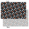 Gray Dots Tissue Paper - Heavyweight - Small - Front & Back