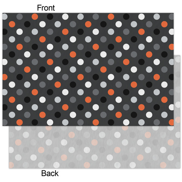Gray Dots Tissue Paper - Heavyweight - XL - Front & Back