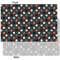 Gray Dots Tissue Paper - Heavyweight - XL - Front & Back