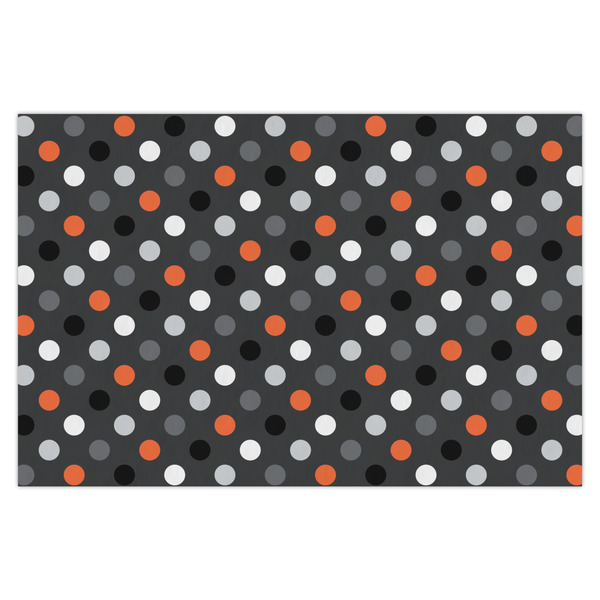 Custom Gray Dots X-Large Tissue Papers Sheets - Heavyweight