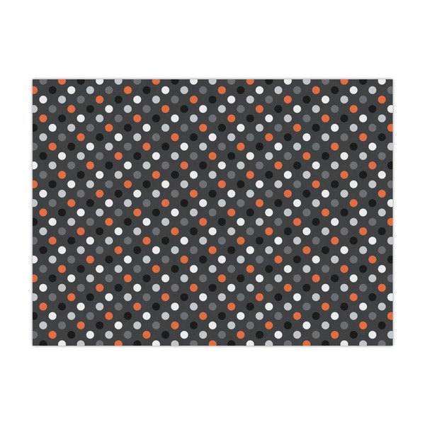 Custom Gray Dots Large Tissue Papers Sheets - Lightweight
