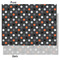 Gray Dots Tissue Paper - Lightweight - Medium - Front & Back