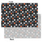 Gray Dots Tissue Paper - Lightweight - Small - Front & Back