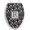 Grey Dots Toilet Seat Decal (Personalized)