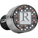 Gray Dots USB Car Charger (Personalized)