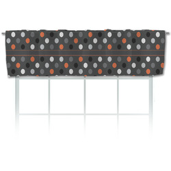 Gray Dots Valance (Personalized)