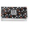 Gray Dots Vinyl Checkbook Cover (Personalized)