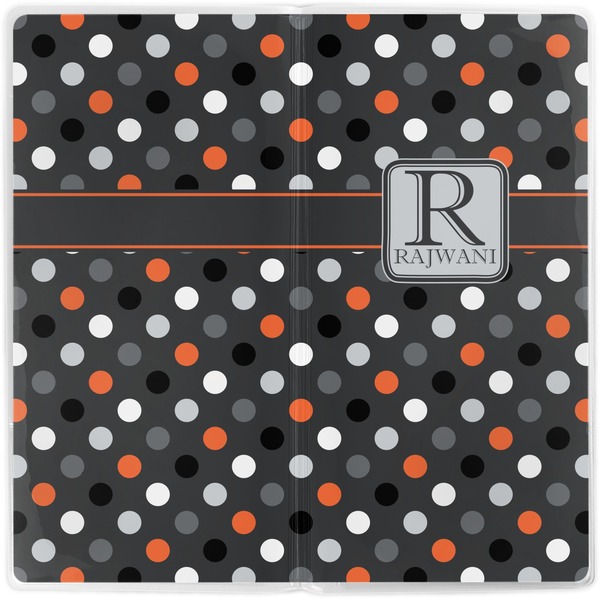 Gray Dots Vinyl Document Wallet - Apvl