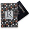 Gray Dots Vinyl Passport Holder (Personalized)