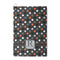 Gray Dots Waffle Weave Golf Towel (Personalized)