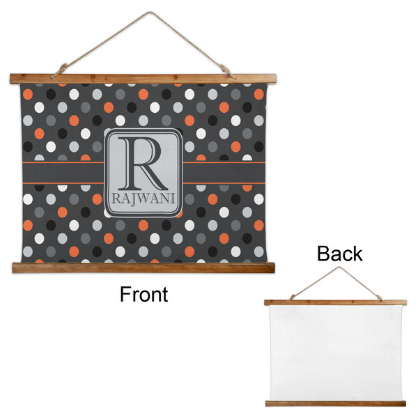 Gray Dots Wall Hanging Tapestry - Landscape - APPROVAL