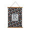 Gray Dots Wall Hanging Tapestry (Personalized)