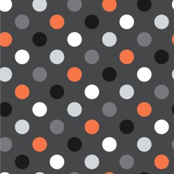 Gray Dots Wallpaper & Surface Covering (Peel & Stick 24"x 24" Sample)