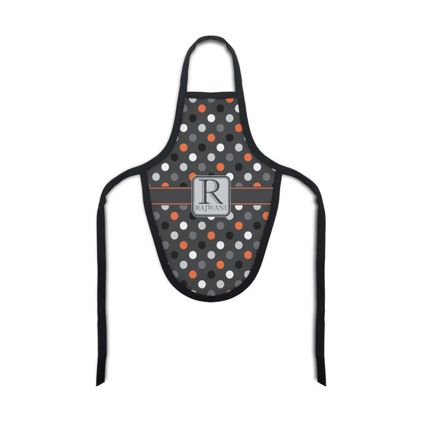Custom Gray Dots Bottle Apron (Personalized)