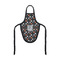 Gray Dots Wine Bottle Apron - FRONT/APPROVAL