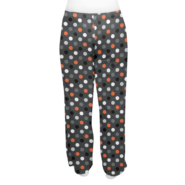 Gray Dots Women's Pj on model - Back