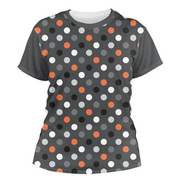 Gray Dots Women's Crew T-Shirt - X Small
