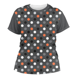 Gray Dots Women's Crew T-Shirt