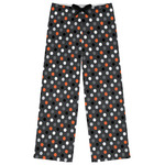 Gray Dots Womens Pajama Pants - L