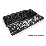 Gray Dots Keyboard Wrist Rest (Personalized)