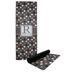 Gray Dots Yoga Mat (Personalized)