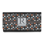 Gray Dots Leatherette Ladies Wallet (Personalized)