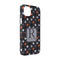 Gray Dots iPhone Case - Plastic - iPhone 14 (Personalized)