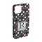 Gray Dots iPhone 15 Pro Case - Angle