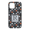Gray Dots iPhone 15 Pro Tough Case - Back