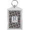 Grey Dots Bling Keychain (Personalized)