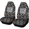 Gray Dots Car Seat Covers