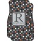 Gray Dots Car Floor Mats (Personalized)