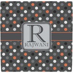 Gray Dots Ceramic Tile Hot Pad (Personalized)