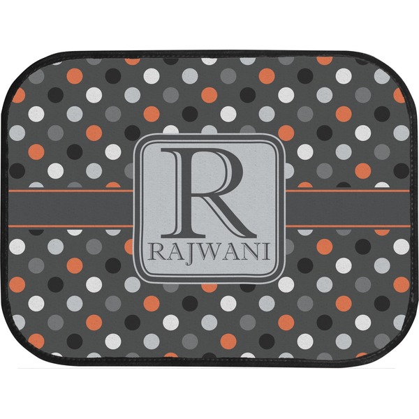 Grey Dots Custom Car Floor Mats (Back Seat)