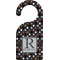 Grey Dots Door Hanger (Personalized)
