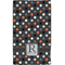 Grey Dots Hand Towel (Personalized)