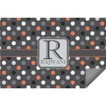 Gray Dots Indoor / Outdoor Rug - 2'x3' (Personalized)