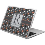 Gray Dots Laptop Skin - Custom Sized (Personalized)
