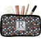 Gray Dots Makeup / Cosmetic Bag (Personalized)