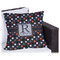 Gray Dots Outdoor Pillow - 16" (Personalized)