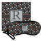 Grey Dots Personalized Eyeglass Case & Cloth