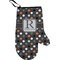 Grey Dots Personalized Oven Mitts