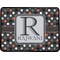 Grey Dots Rectangular Trailer Hitch Cover (Personalized)