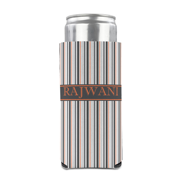 Gray Stripes 12oz Tall Can Sleeve - FRONT (on can)