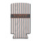 Gray Stripes 12oz Tall Can Sleeve - FRONT