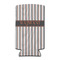 Gray Stripes Can Cooler (tall 12 oz) (Personalized)