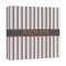 Gray Stripes Canvas Print - 12x12 (Personalized)