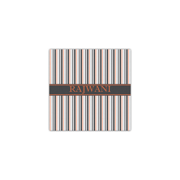 Gray Stripes 12x12 - Canvas Print - Front View